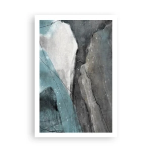 Affiche - Poster - Résumé : roches et glace - 61x91 cm