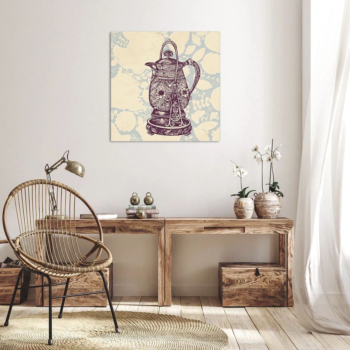 Impression sur toile - Image sur toile - La beauté du quotidien - 40x40 cm