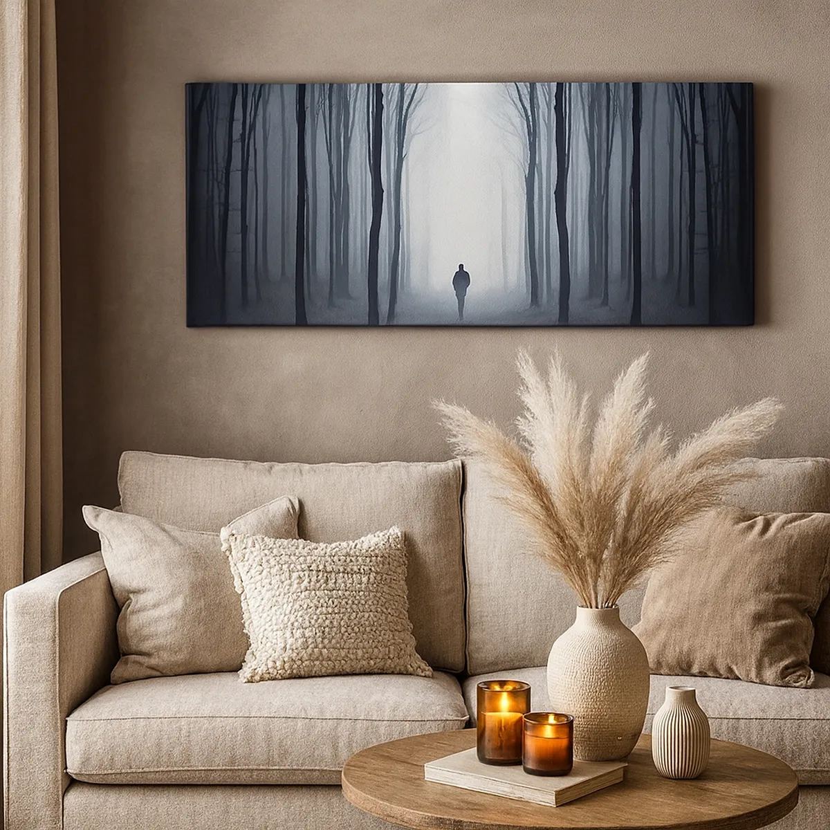 Impression sur toile - Image sur toile - Tout est simple et clair - 30x30 cm