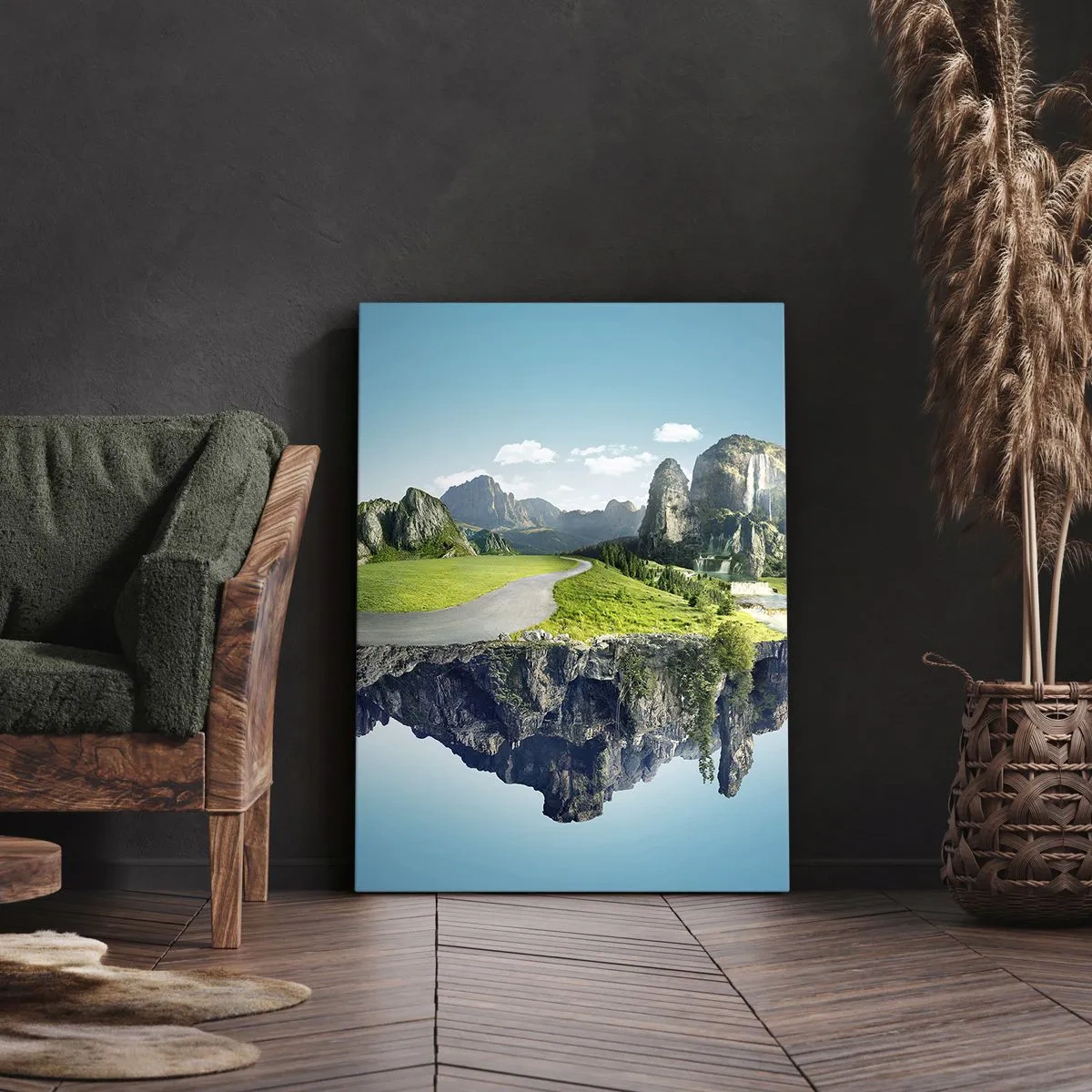 Impression sur toile - Image sur toile - Île fantastique - 55x100 cm