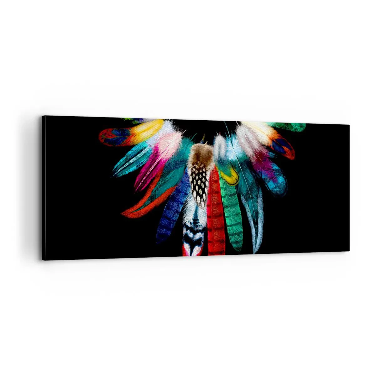 Impression sur toile - Image sur toile - Collier indien - 100x40 cm