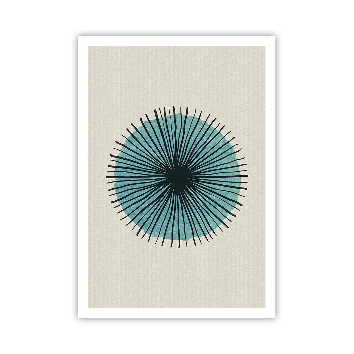 Affiche - Poster - Rayonnant dans l'azur - 70x100 cm