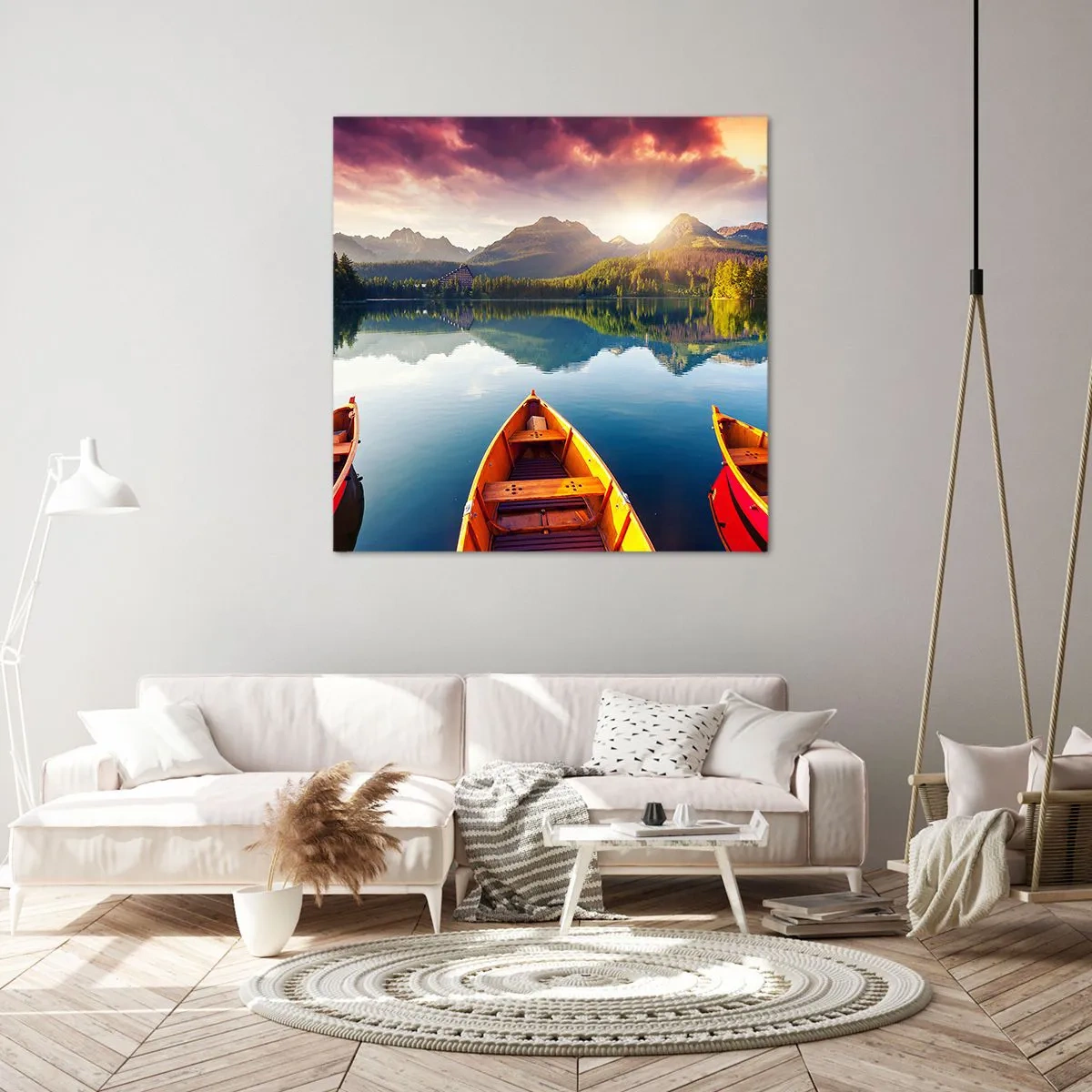 Impression sur toile - Image sur toile - Rien contre nature - 30x30 cm