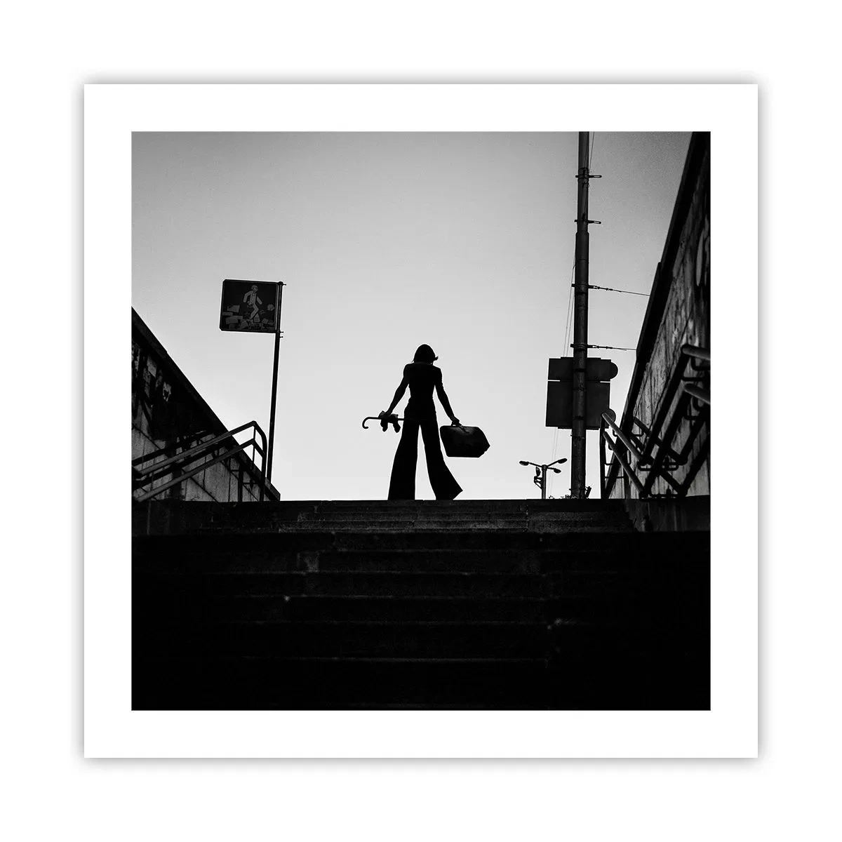 Affiche - Poster - Pèlerinage urbain - 50x50 cm