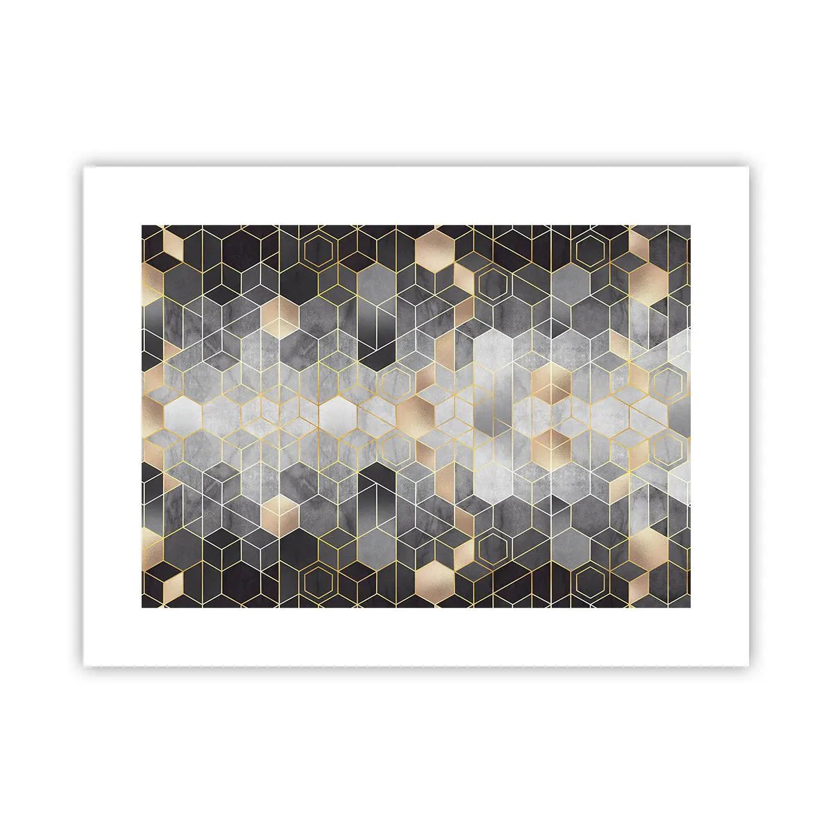 Affiche - Poster - Composition de diamants - 40x30 cm