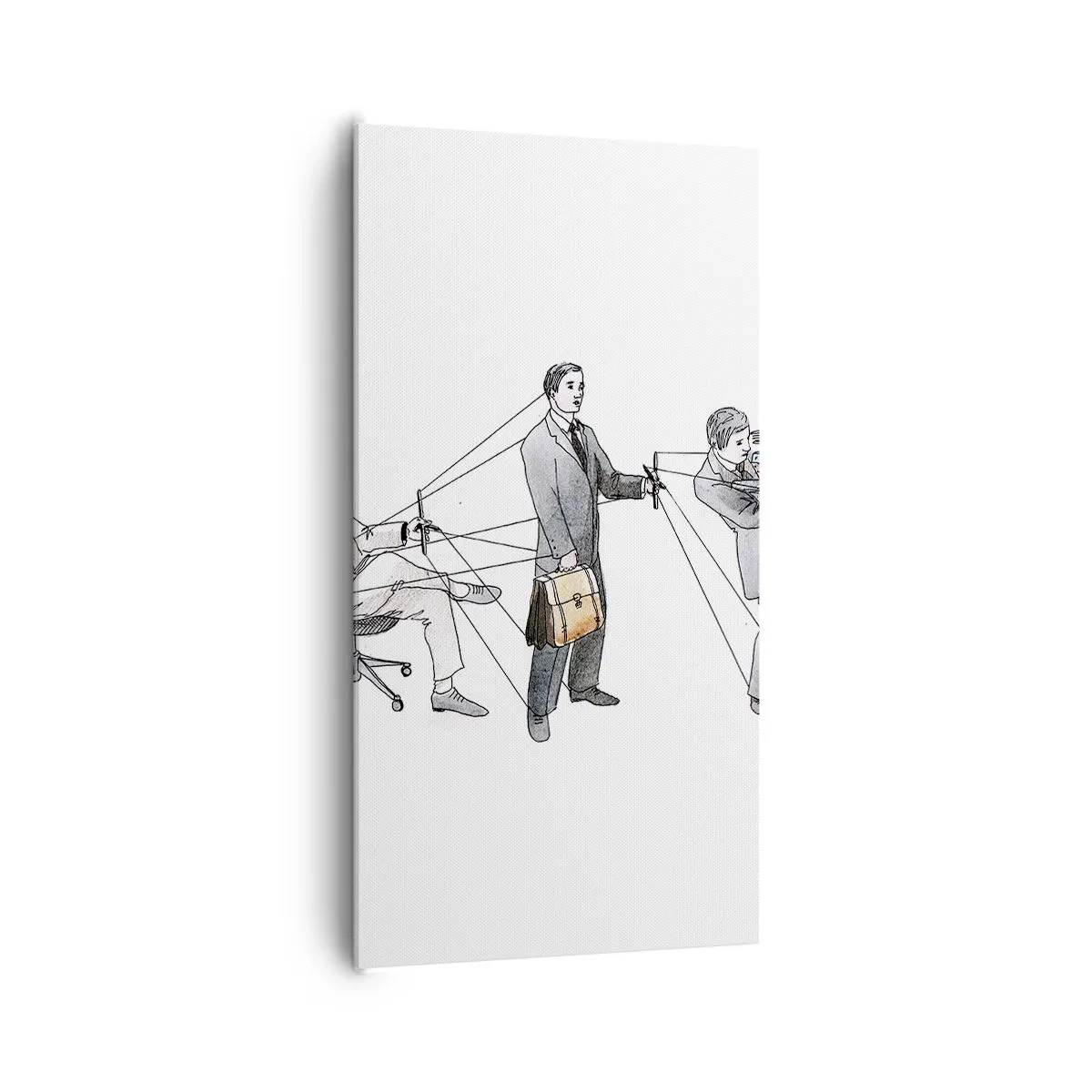 Impression sur toile - Image sur toile - Chacun a son maître - 65x120 cm