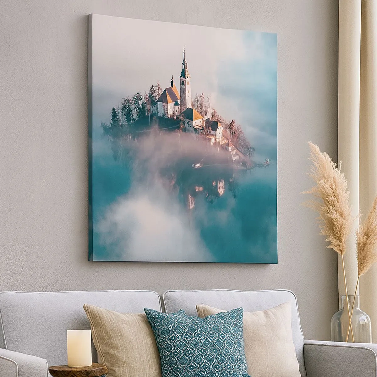 Impression sur toile - Image sur toile - Île de rêve - 30x30 cm