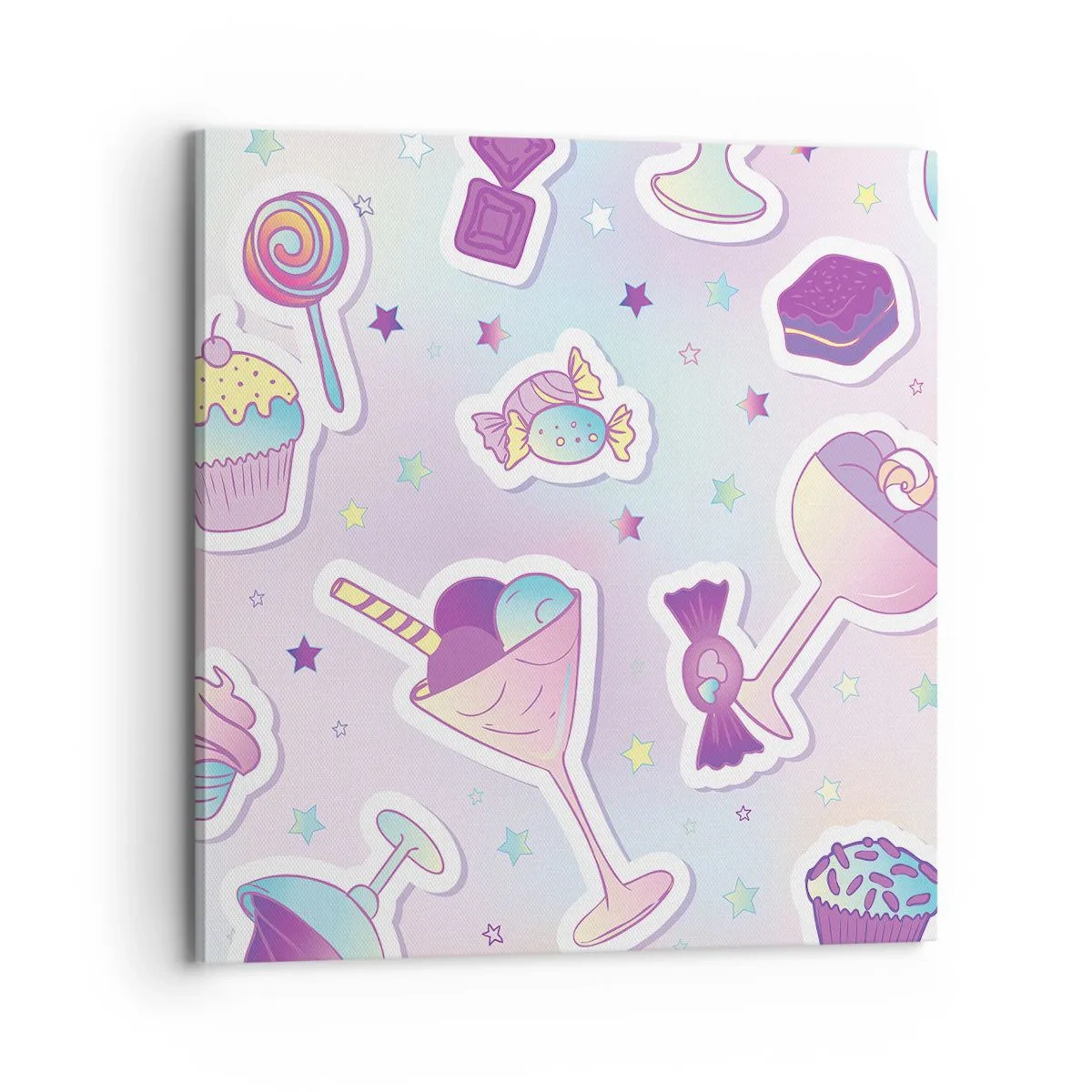 Impression sur toile - Image sur toile - Pour que tous les jours soit un anniversaire - 70x70 cm