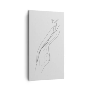 Impression sur toile - Image sur toile - Juste une promesse - 45x80 cm