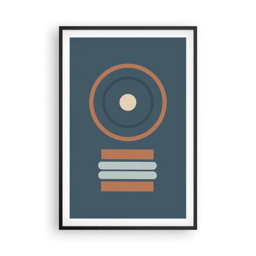 Affiche dans un cadre noir - Poster - Essence des choses - 61x91 cm