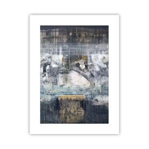 Affiche - Poster - Comme sur la glace, comme après décembre - 30x40 cm