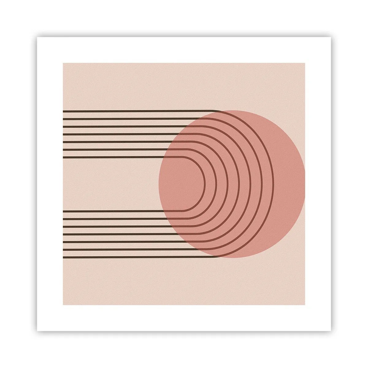 Affiche - Poster - Attraction irrésistible - 40x40 cm