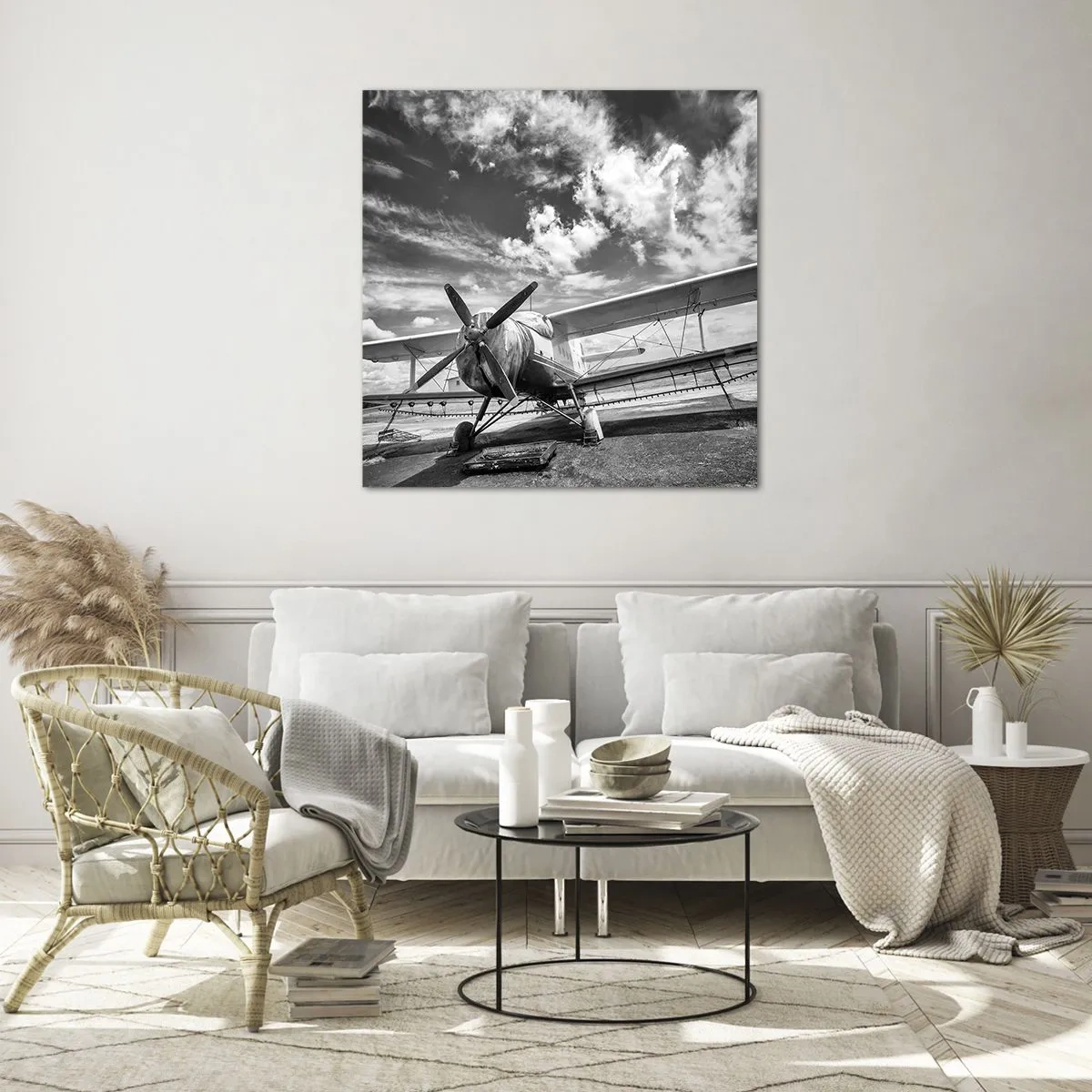 Impression sur verre - Image sur verre - Je suis impatient! - 60x60 cm