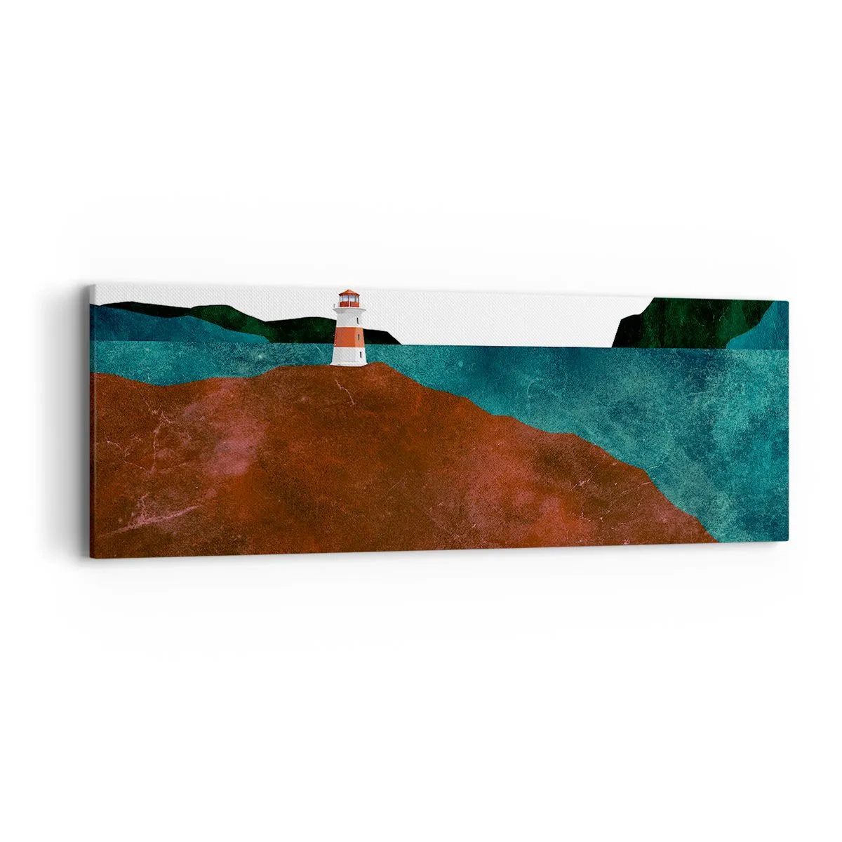 Impression sur toile - Image sur toile - En regardant la mer - 90x30 cm