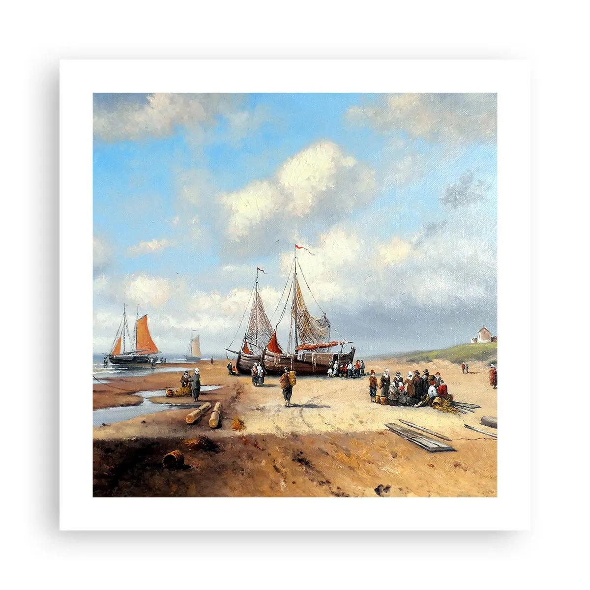 Affiche - Poster - Après une capture réussie - 50x50 cm