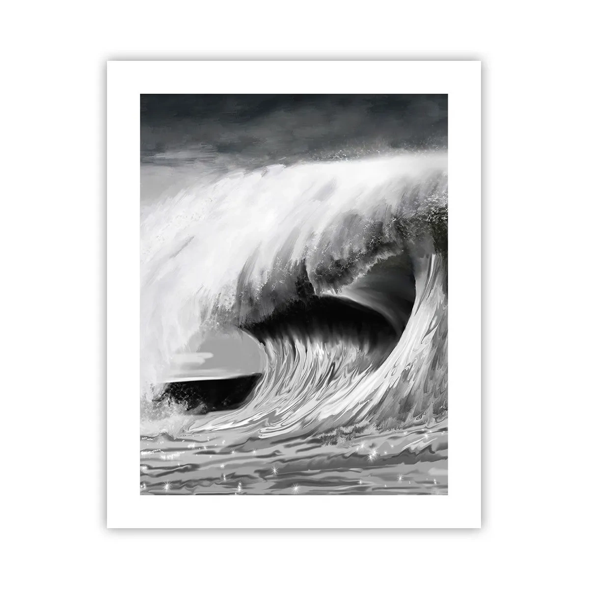 Affiche - Poster - La colère de l'océan - 40x50 cm