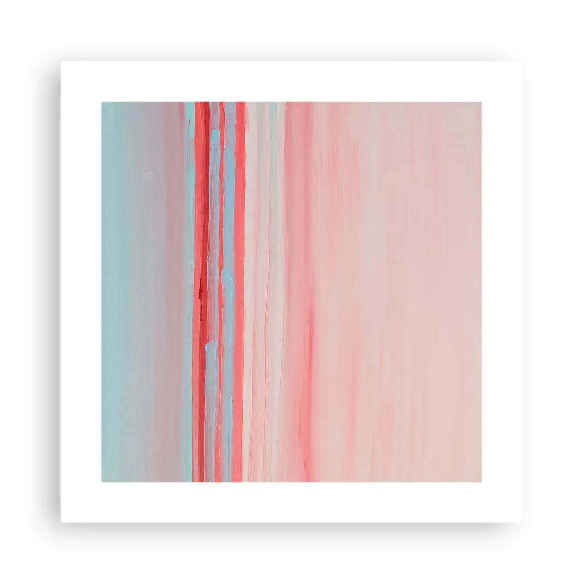 Affiche - Poster - Abstraction à l'aube - 40x40 cm