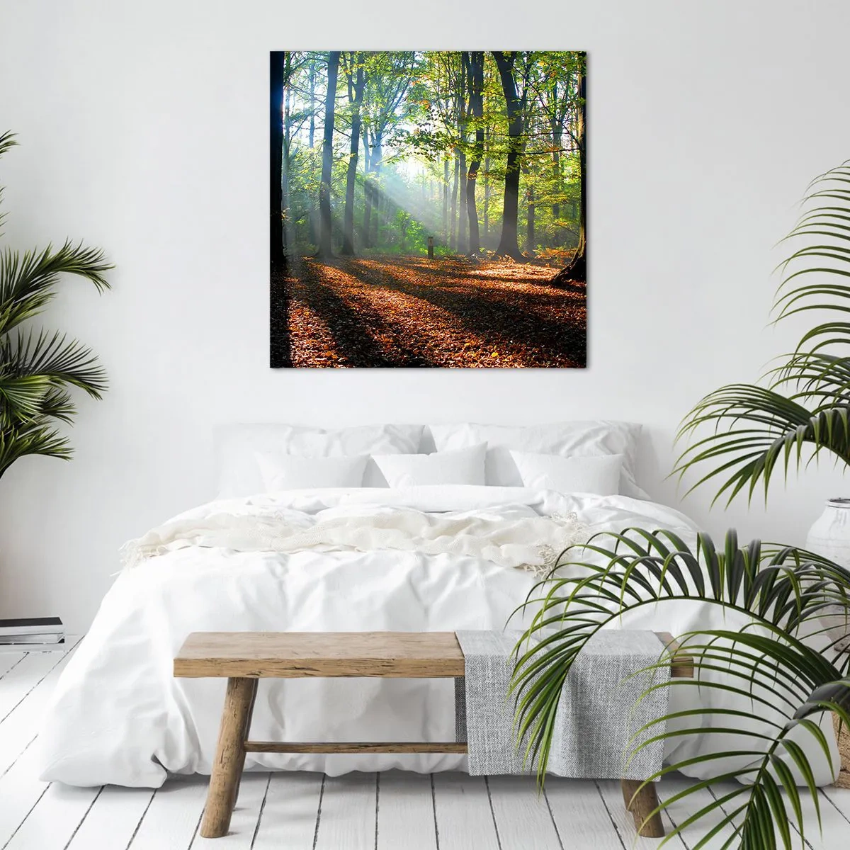 Impression sur toile - Image sur toile - Ombres et lumières - 60x60 cm