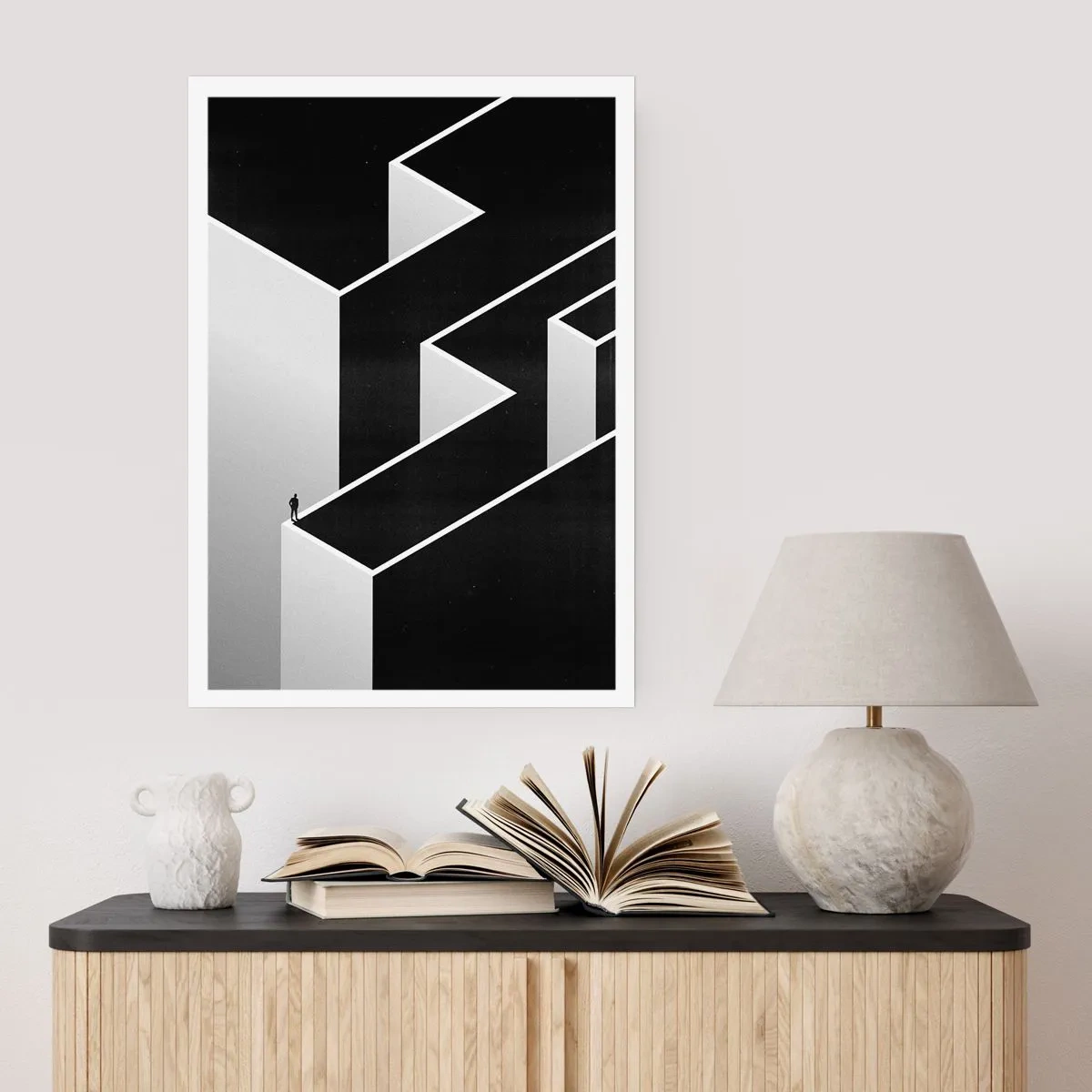 Affiche - Poster - La solitude au sommet - 61x91 cm