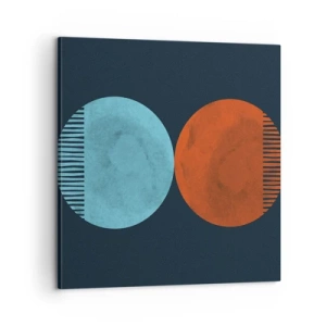 Impression sur toile - Image sur toile - Seulement la géométrie ? - 60x60 cm