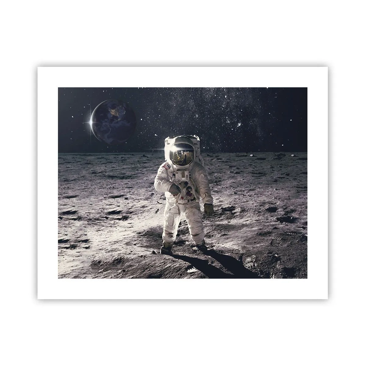 Affiche - Poster - Salutations de la lune - 50x40 cm