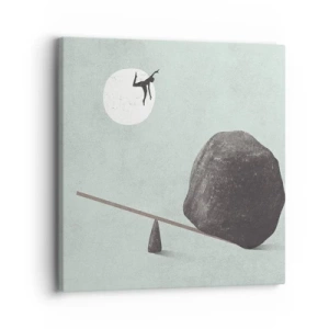 Impression sur toile - Image sur toile - Réalisation de ses rêves - 30x30 cm