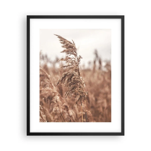 Affiche dans un cadre noir - Poster - C'est déjà l'automne dans les champs - 40x50 cm