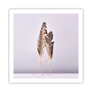 Affiche - Poster - Face au néant - 60x60 cm