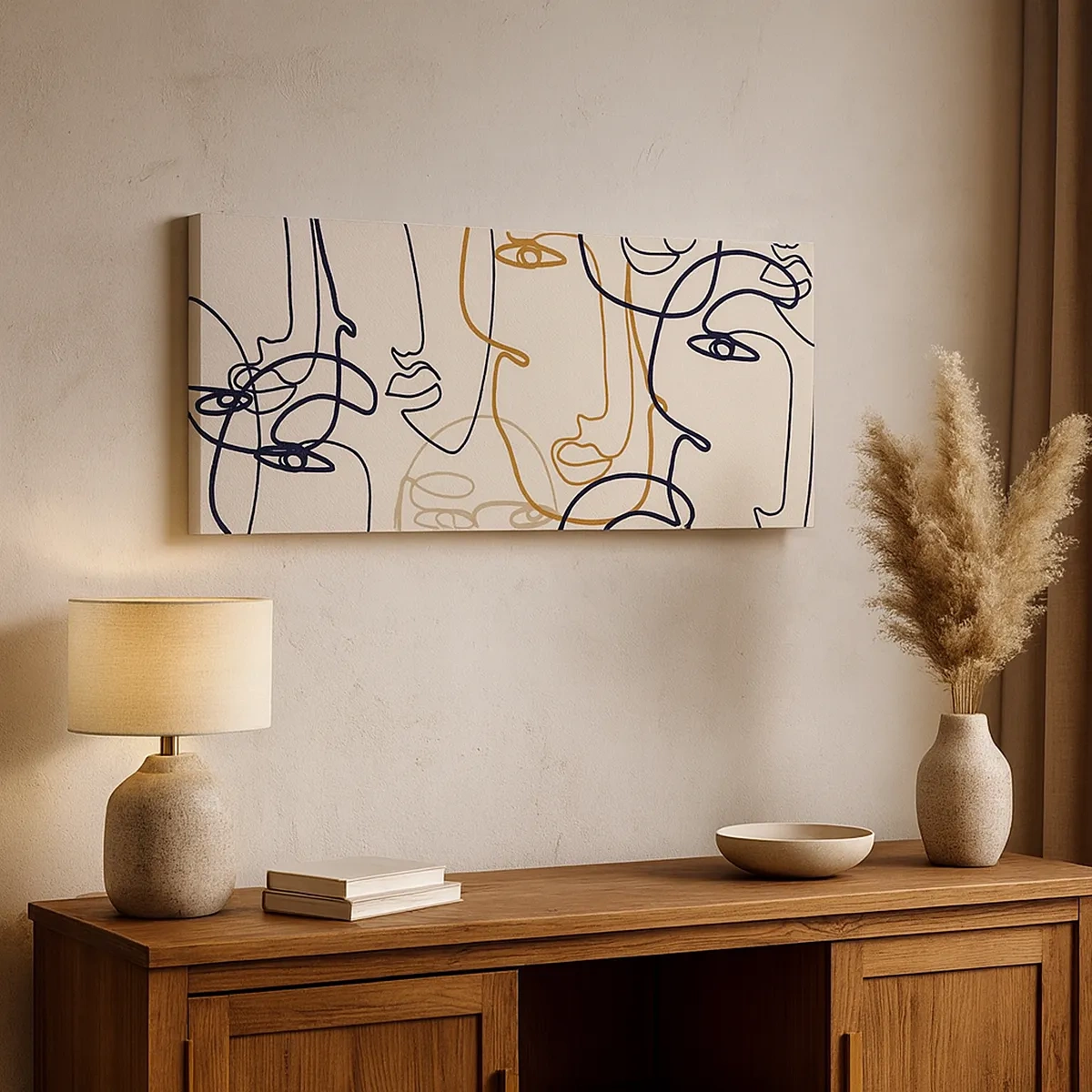 Impression sur toile - Image sur toile - Portrait multiplié - 30x30 cm