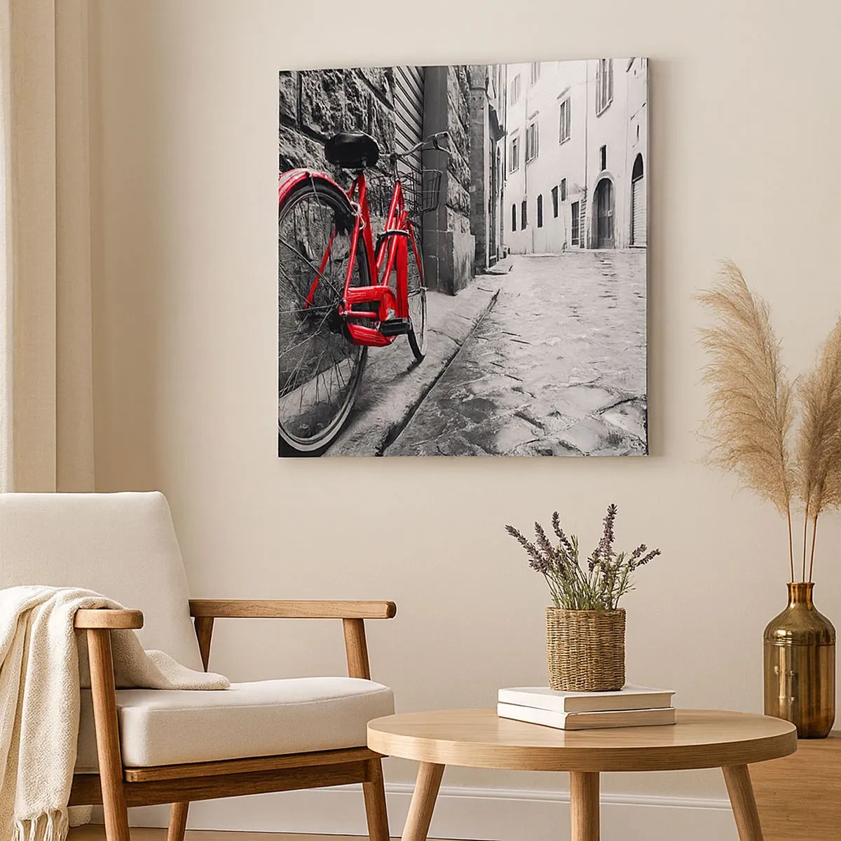 Impression sur toile - Image sur toile - La vraie beauté ne vieillit pas - 30x30 cm