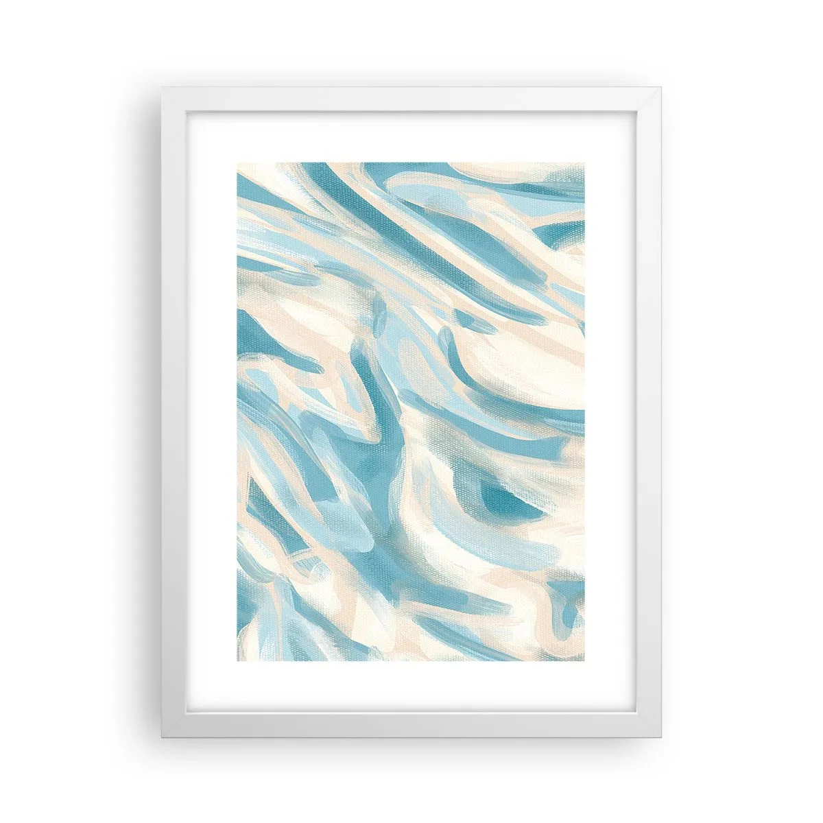 Affiche dans un cadre blanc - Poster - Brise printanière - 30x40 cm