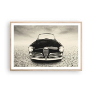 Affiche dans un chêne clair - Poster - Et alors! Tu ne m'aime pas? - 91x61 cm