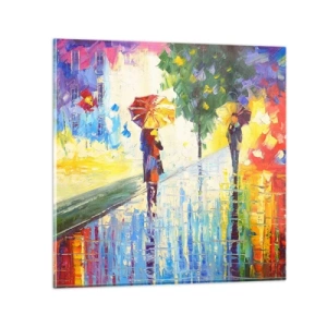 Impression sur verre - Image sur verre - Et tout est clair - 70x70 cm