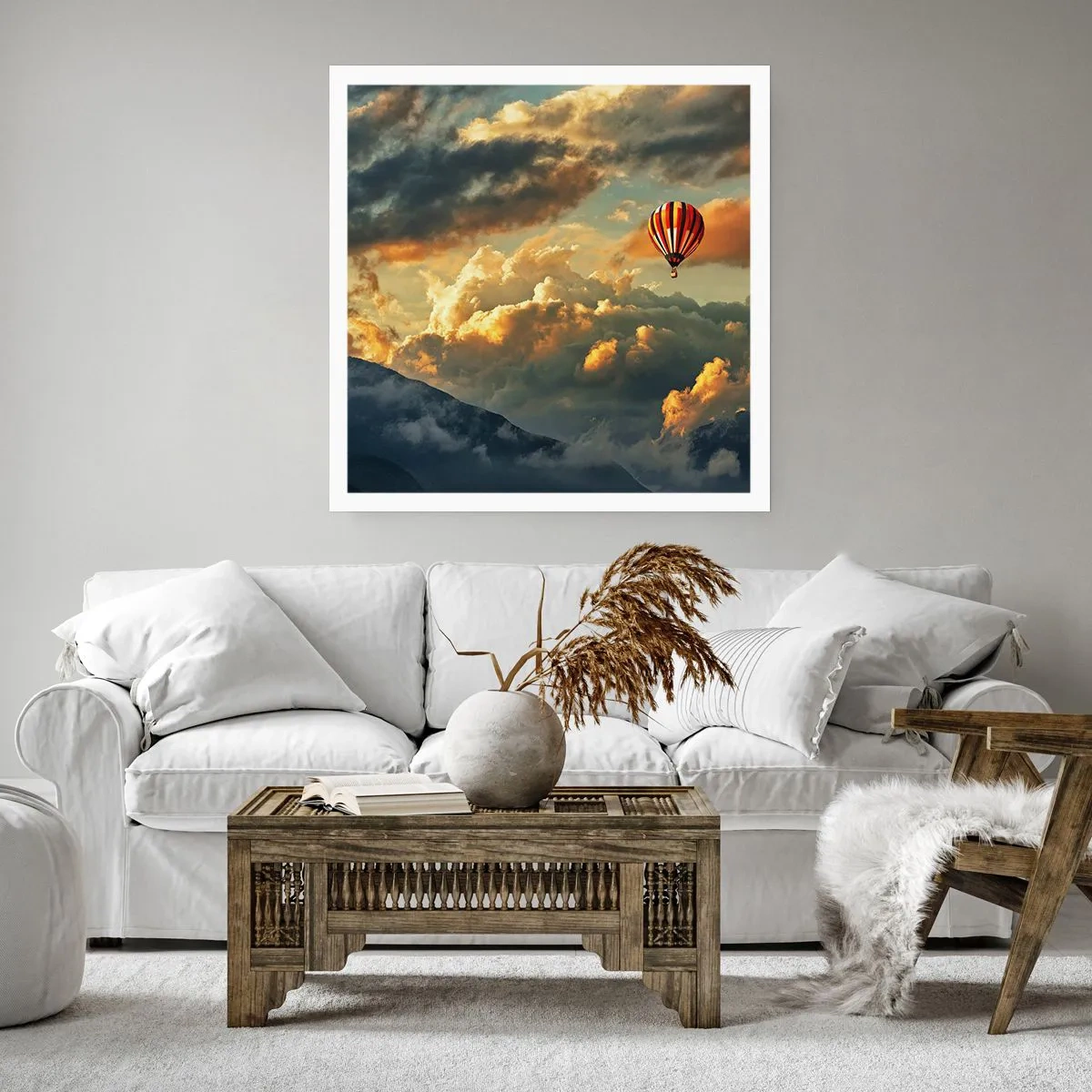 Affiche - Poster - Je vole parce que je veux - 40x40 cm