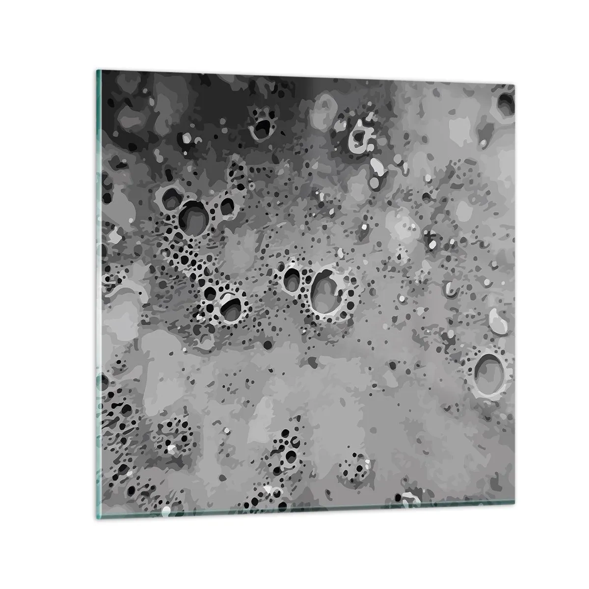 Impression sur verre - Image sur verre - Comme un paysage lunaire - 40x40 cm