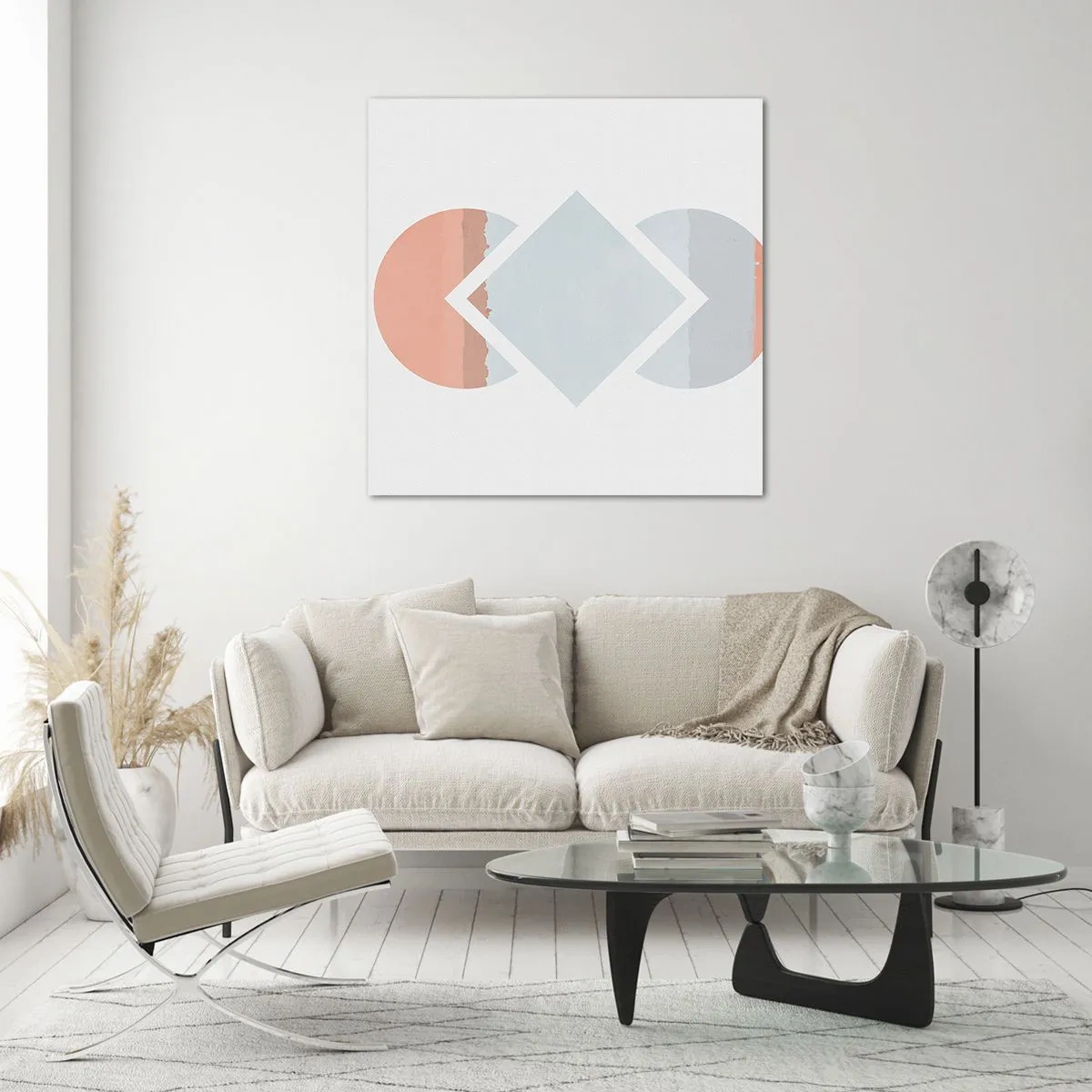 Impression sur verre - Image sur verre - La situation est clair - 50x50 cm