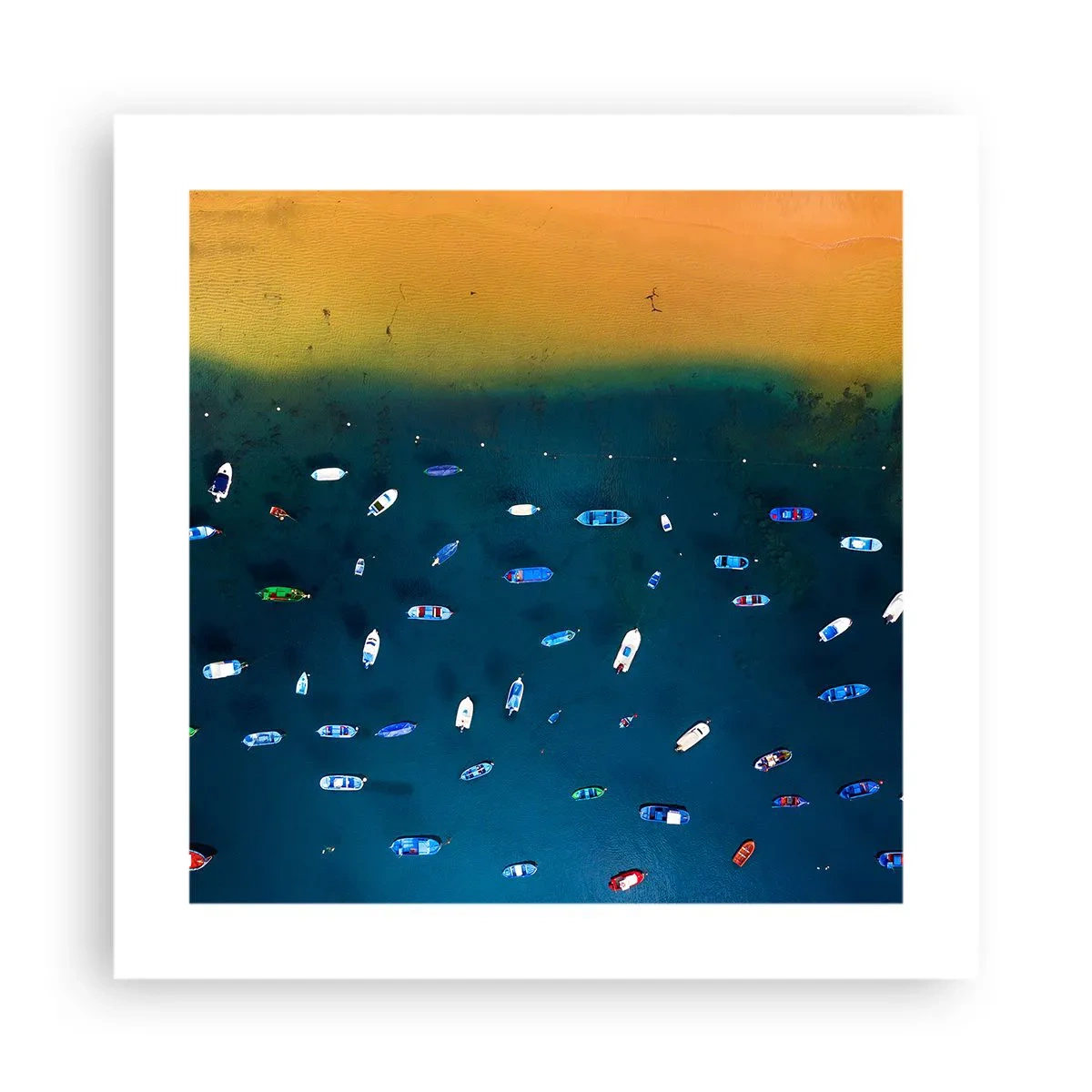 Affiche - Poster - Jeu de vacances - 40x40 cm