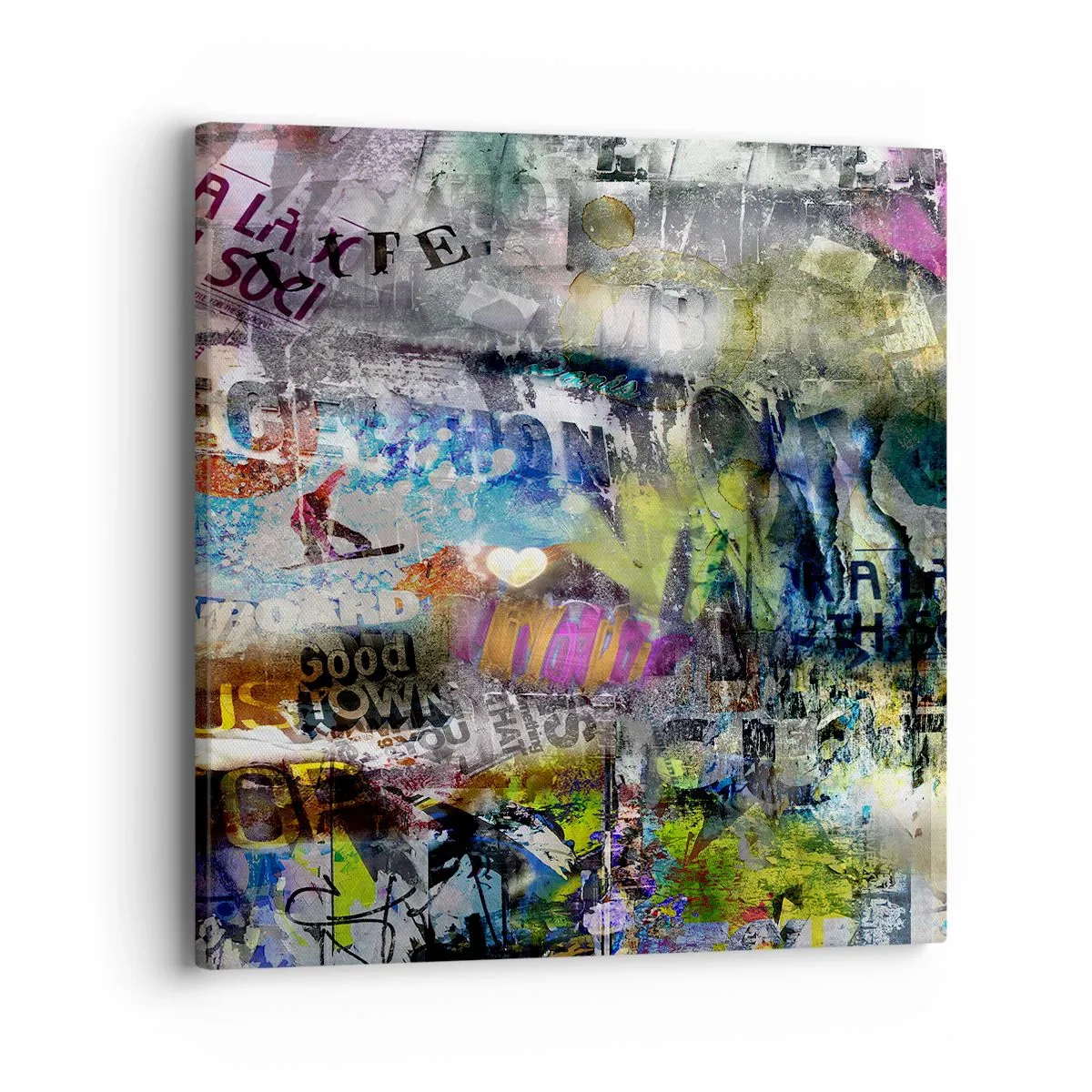 Impression sur toile - Image sur toile - Collage de souvenirs - 40x40 cm