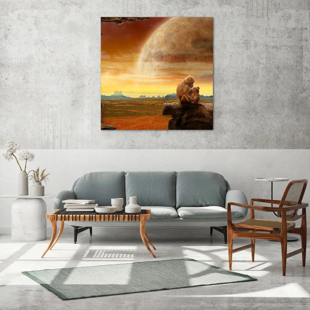 Impression sur verre - Image sur verre - L'amour est le même partout - 60x60 cm