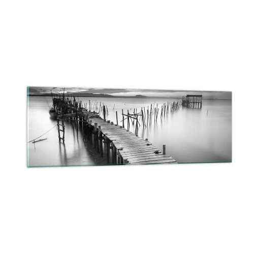 Impression sur verre - Image sur verre - La paix d'un rivage oublié - 90x30 cm