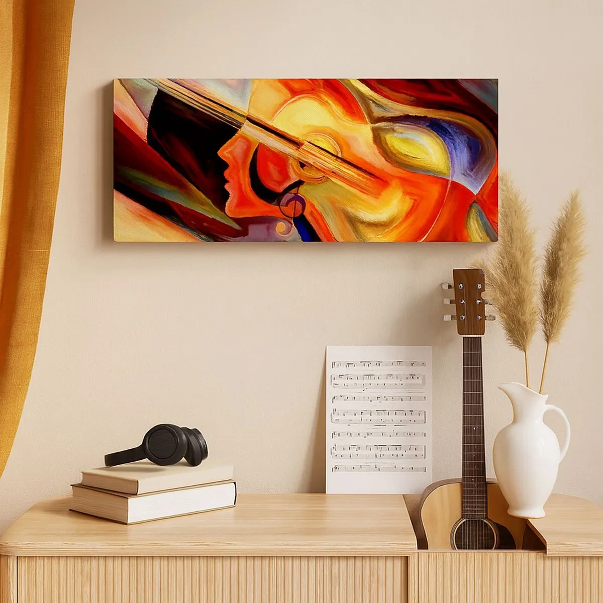 Impression sur toile - Image sur toile - Tout va bien - 100x40 cm