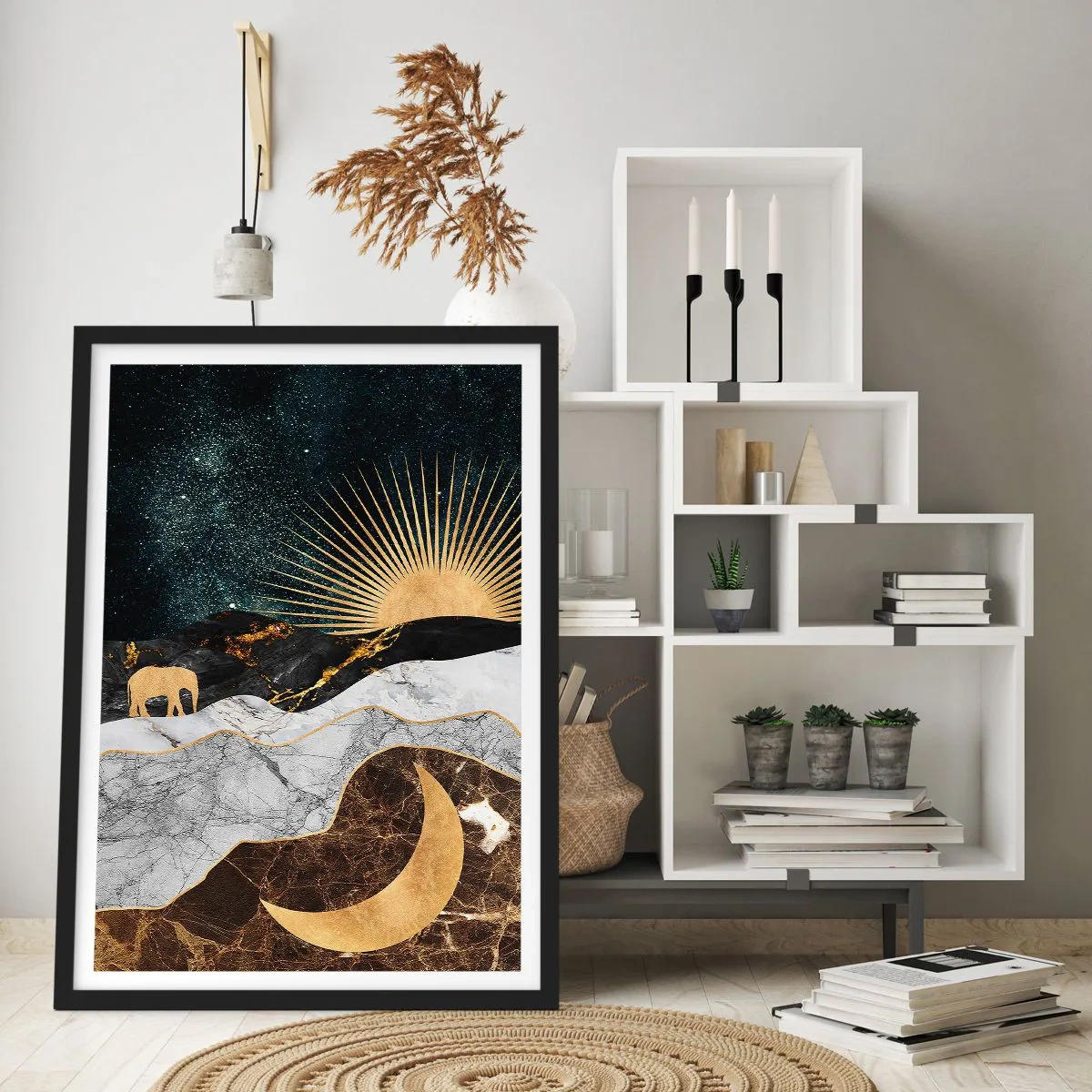 Affiche dans un cadre noir - Poster - Lois éternelles - 70x100 cm