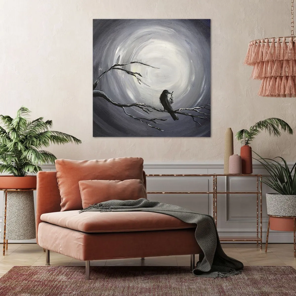 Impression sur toile - Image sur toile - La clé du mystère de la nuit - 50x50 cm