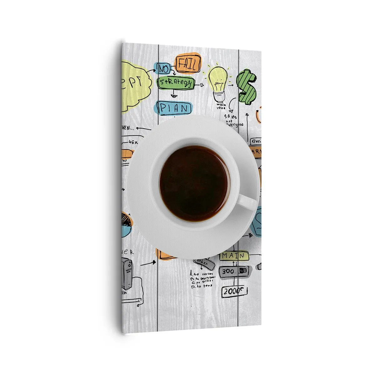 Impression sur toile - Image sur toile - Il est temps de faire une pause - 65x120 cm