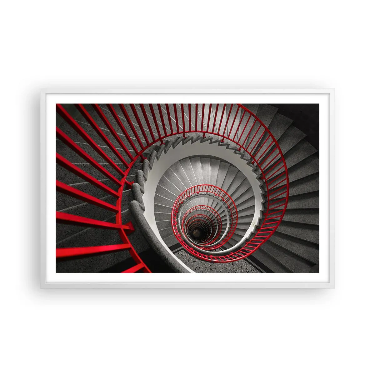 Affiche dans un cadre blanc - Poster - Amusement architectural - 91x61 cm