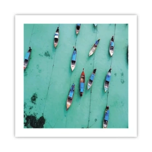 Affiche - Poster - Dans une attente jouyeuse - 50x50 cm