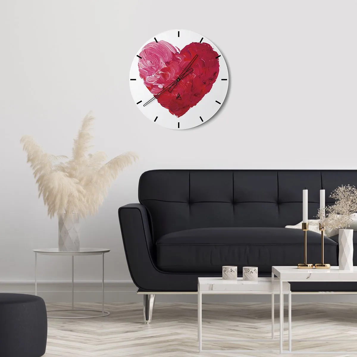 Horloge murale - Pendule murale - All you need is love - 30x30 cm