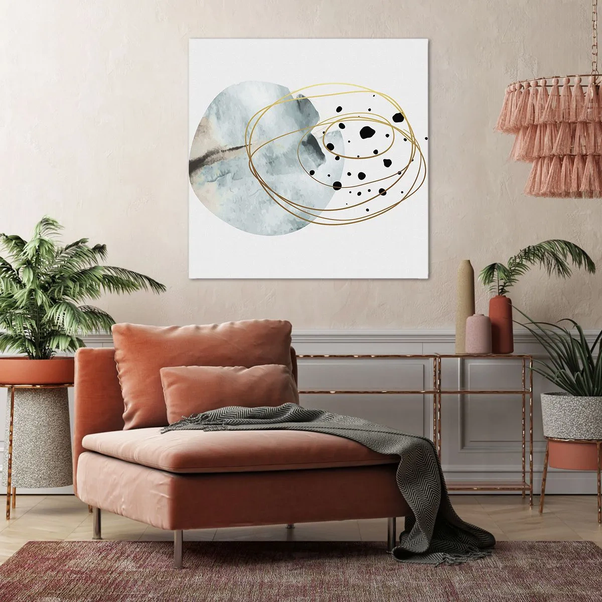 Impression sur toile - Image sur toile - Emmêlement de l'espace - 70x70 cm