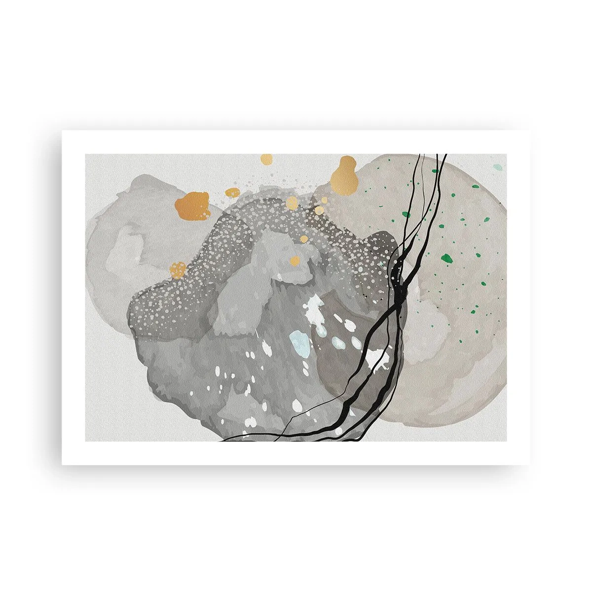 Affiche - Poster - Composition organique - 70x50 cm