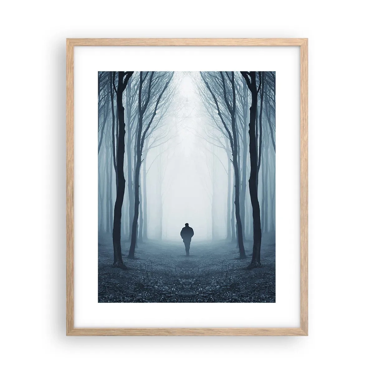 Affiche dans un chêne clair - Poster - Tout est simple et clair - 40x50 cm